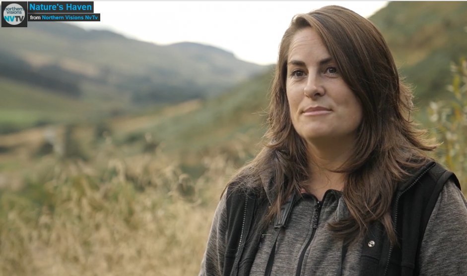 Project Manager Dr Cat Barlow appearing on NVTV's Nature's Haven